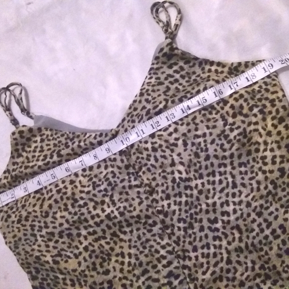 Cupcakes and Cashmere Spaghetti Strap Leopard Print Button Up Top - Picture 14 of 16